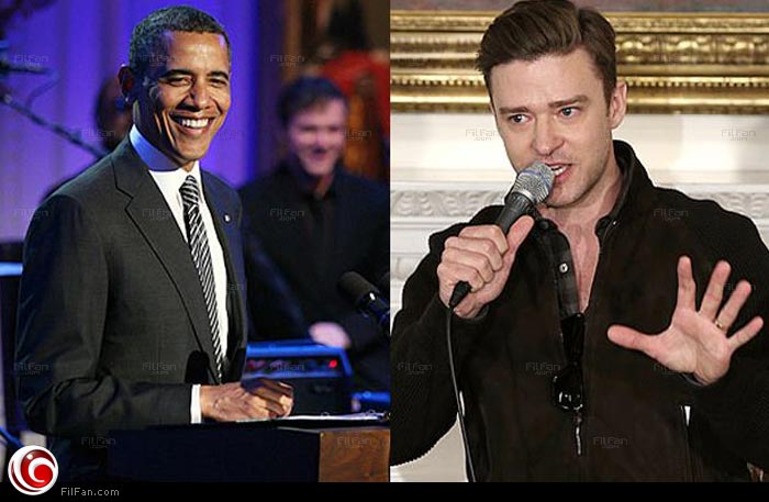 جاستين تيمبرلايك وباراك أوباما