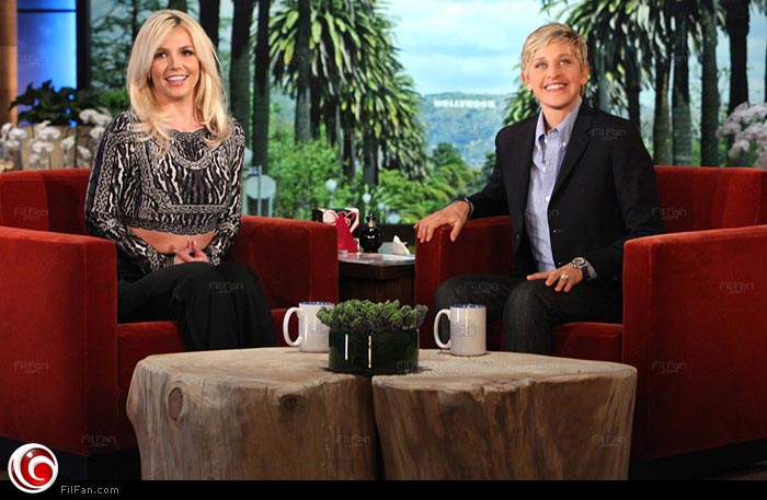 بريتني سبيرز مع إلين ديجينيريس