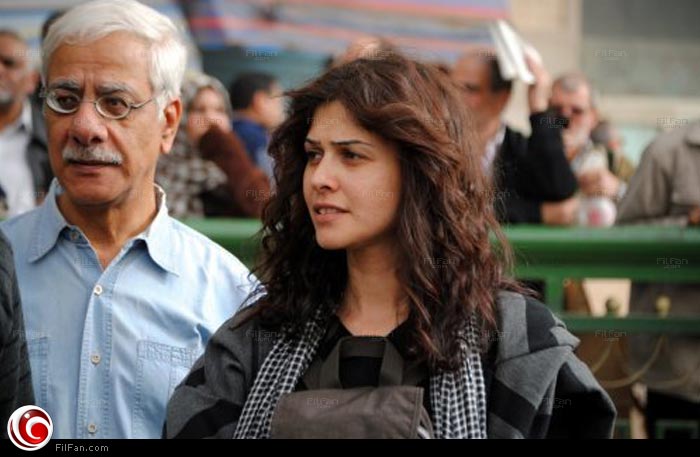 بسمة أثناء مشاركتها في تظاهرات يناير 2011