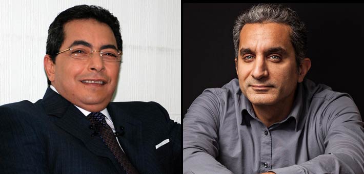 باسم يوسف ومحمود سعد