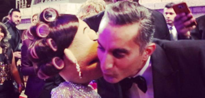 باسم يوسف و&quot;أبلة فاهيتا&quot; في مهرجان دبي السينمائي 2015