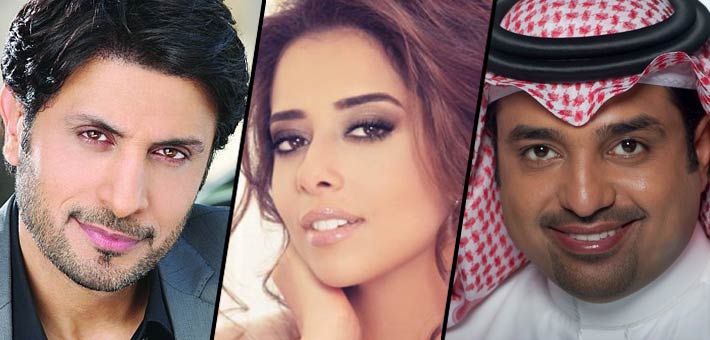 راشد الماجد وبلقيس وماجد المهندس