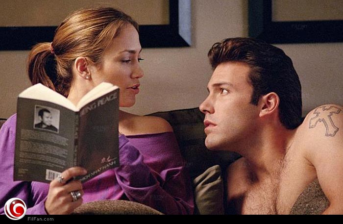 بن أفليك وجينيفر لوبيز في أحد الأفلام المشتركة بينهما