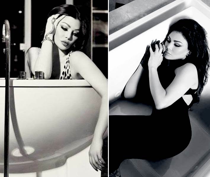 هيفاء وهبي والفارق 5 سنوات بين الصورتين