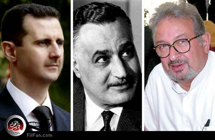 نور الشريف وعبد الناصر والأسد