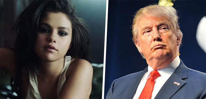 دونالد ترامب وسيلينا جوميز