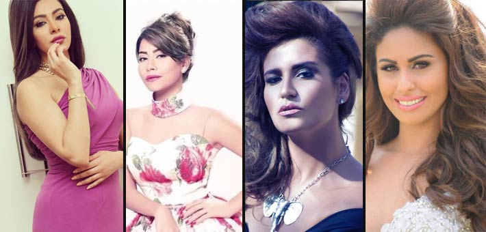 هنا شيحة وميرهان حسين وشيرين عبد الوهاب ومي سليم 