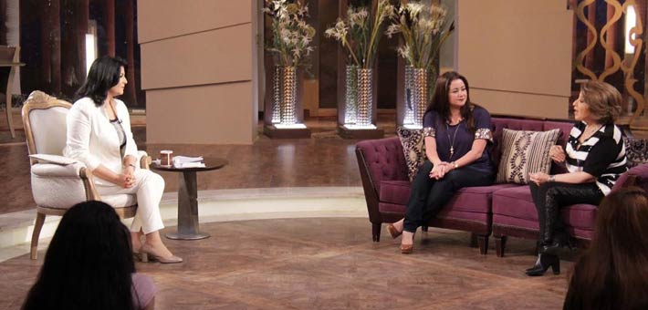 بوسي ومي نور الشريف ومنى الشاذلي