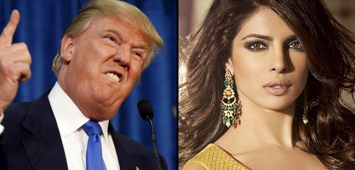 بريانكا شوبرا ودنالد ترامب 