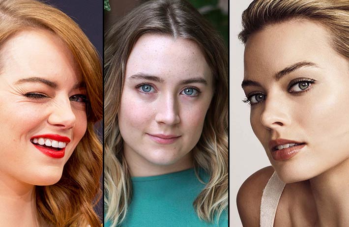 مارجو روبي وسيرشا رونان وإيما ستون