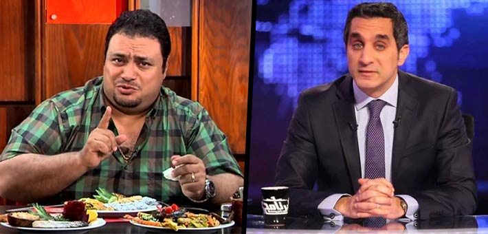 باسم يوسف ومراد مكرم