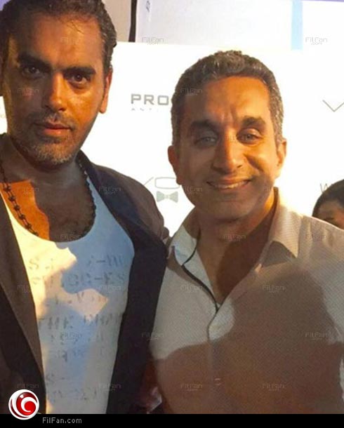 باسم يوسف في افتتاح مركز تجميل وفيق صعب