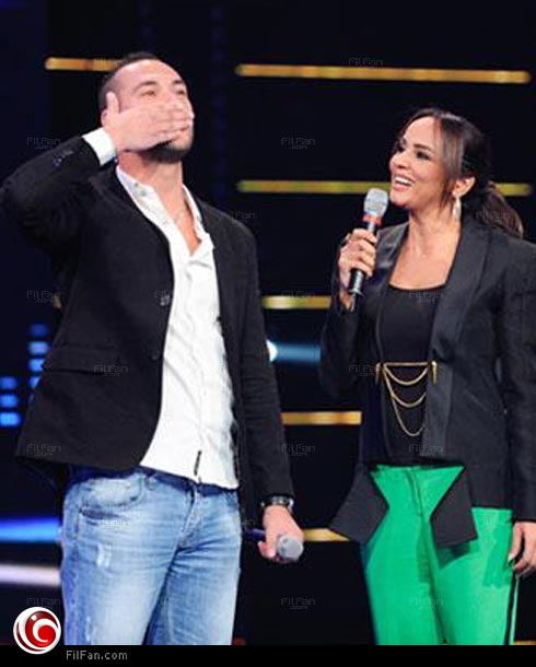 مقدمة البرنامج ناديا بسطا مع جورج صدقة الفائز 