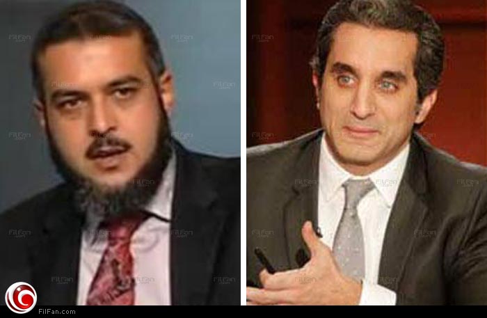 باسم يوسف ومحمد يسري سلامة