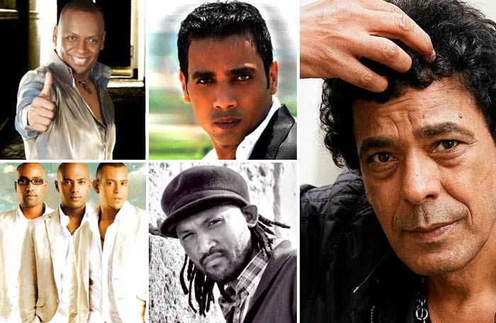 محمد منير وحسن عبد المجيد وشاندو وعلي حسين وبلاك تيما