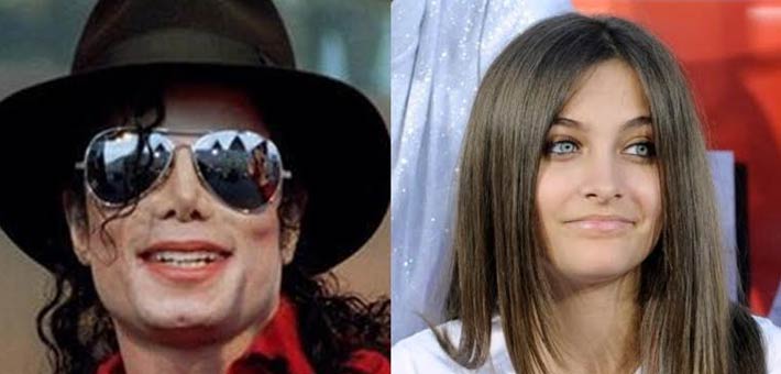 باريس جاكسون ووالدها مايكل جاسون