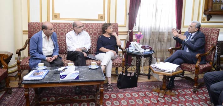 جابر نصار وماجدة واصف ويوسف شريف وطارق الشناوي