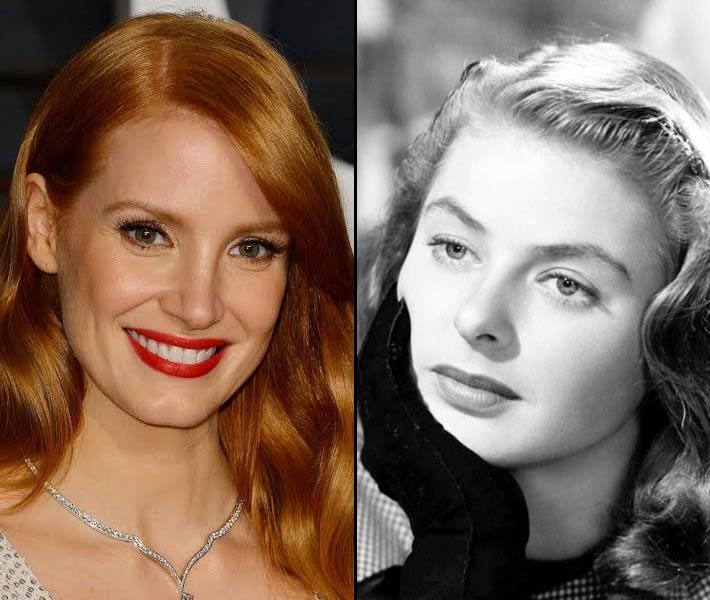 جيسيكا شاستين وإنجريد برجمان