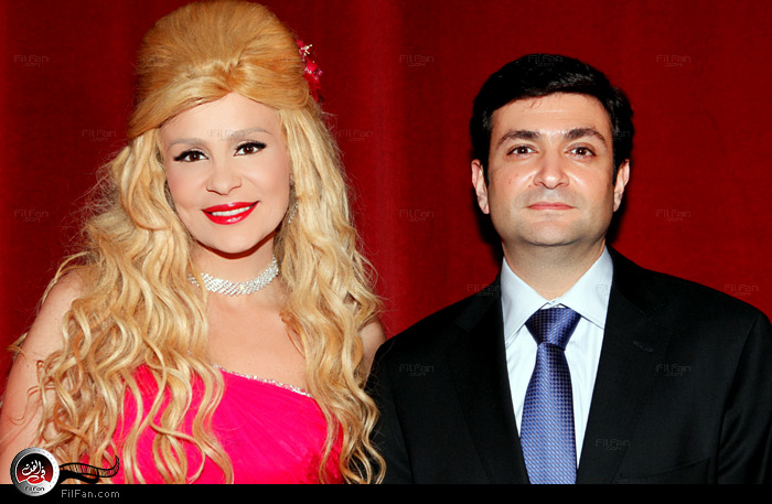 كارول سماحة مع وزير الثقافة اللبناني سليم ورده