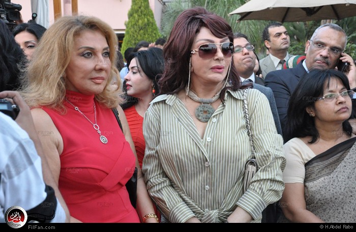 نبيلة عبيد ونادية الجندي في احتفالية مهرجان القاهرة السينمائي