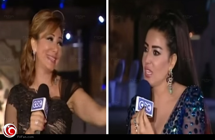 سمية الخشاب ولميس الحديدي في افتتاح مهرجان القاهرة السينمائي الـ 36