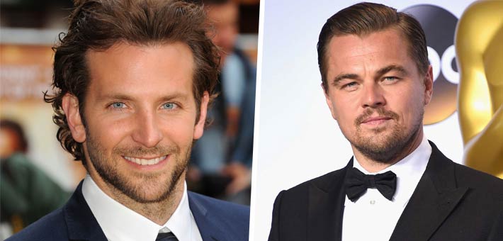 ليوناردو دي كابريو وبرادلي كوبر