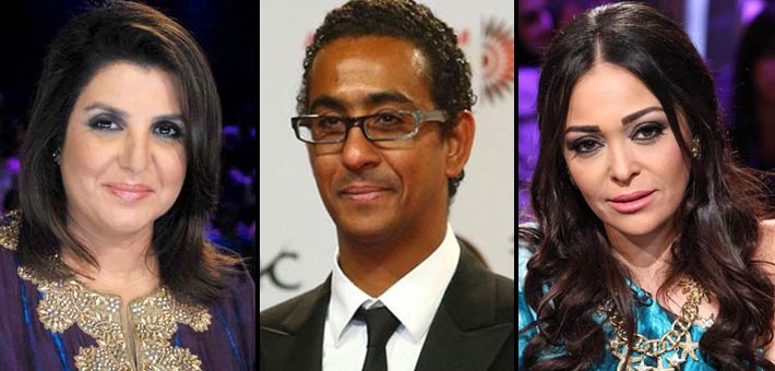 داليا البحيري ومروان حامد وفرح خان