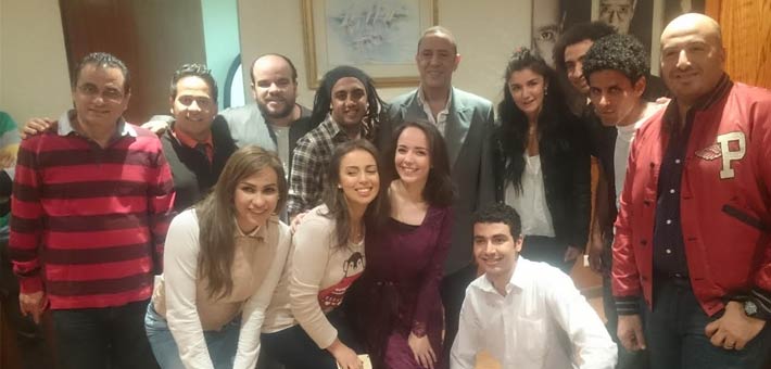 غادة عادل مع فرقة &quot;مسرح مصر&quot;