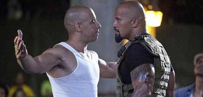 دوين جونسون وفين ديزل