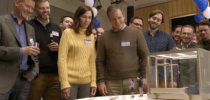مات ديمون وكريستين ويج في Downsizing 