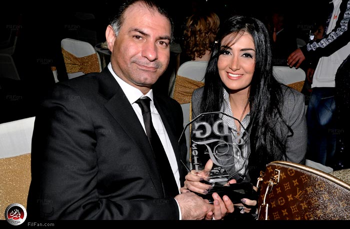 غادة احتفلت بالجائزة مع فودة