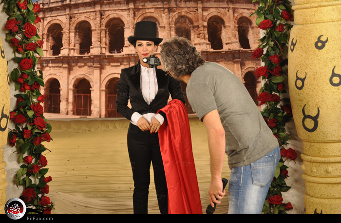 ديانا حداد بإحدى شخصيات الكليب