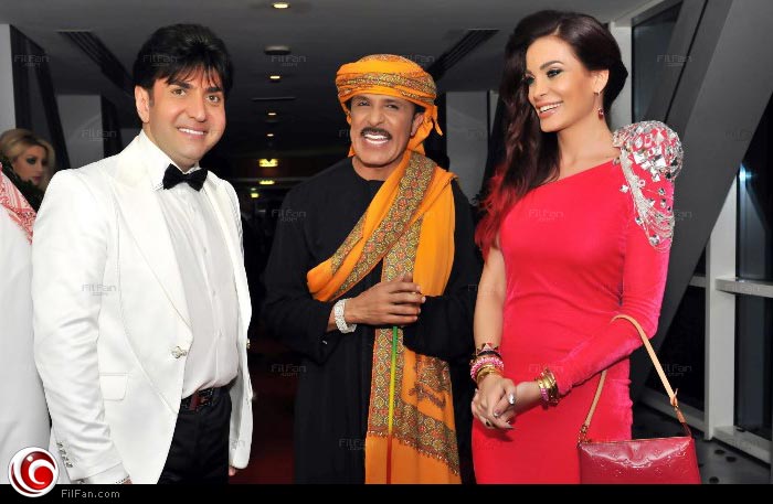 دومينيك وعبد الله بالخير مع بشارة حداد