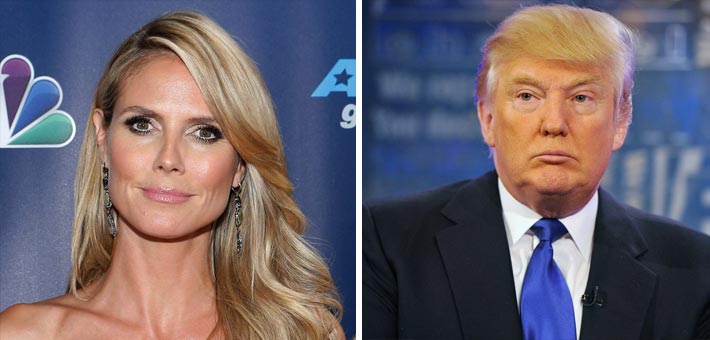 دونالد ترامب وهايدي كلوم