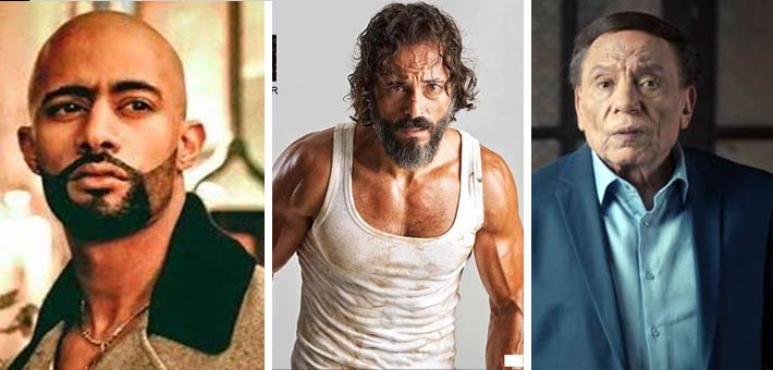 عادل إمام ويوسف الشريف ومحمد رمضان