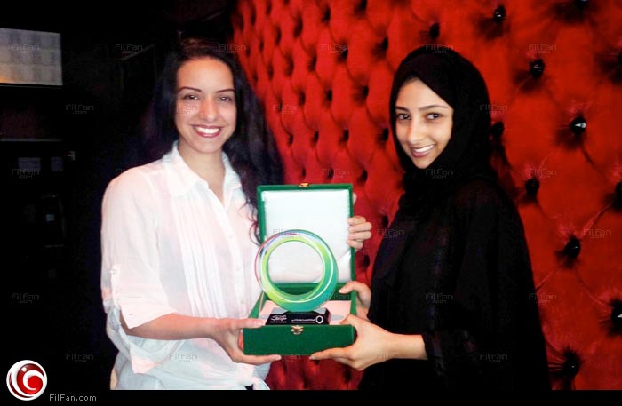 ليلى كنعان خلال تكريمها