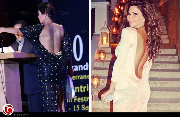 إليسا ولقاء بفستان متشابهة لحد كبير