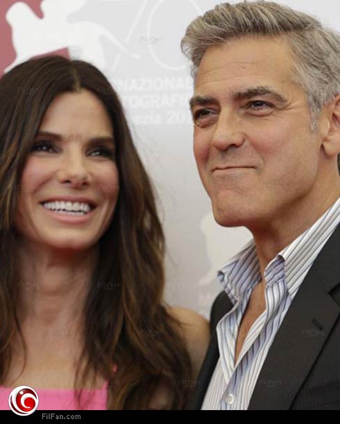 جورج كلوني وساندرا بولوك