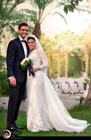 إبراهيم عبد الجواد وعروسه