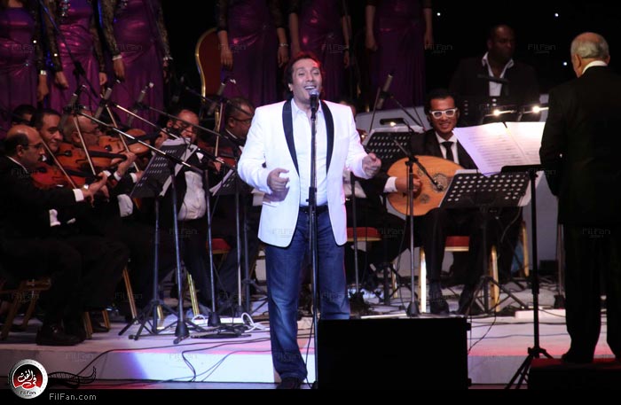 الحجار في إحدى حفلاته