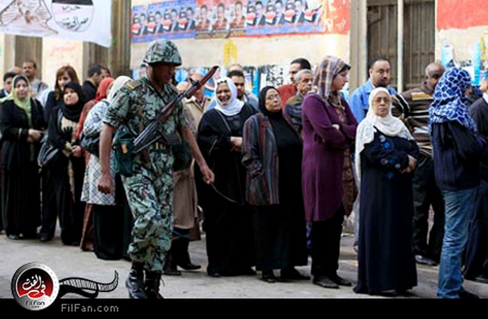 إحدى مظاهر انتخابات اليوم