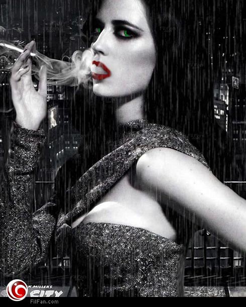 إيفا جرين على بوستر فيلم Sin City: A Dame to Kill For