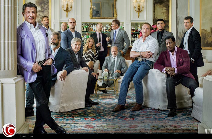 أبطال The Expendables 3 في Vanity Fair