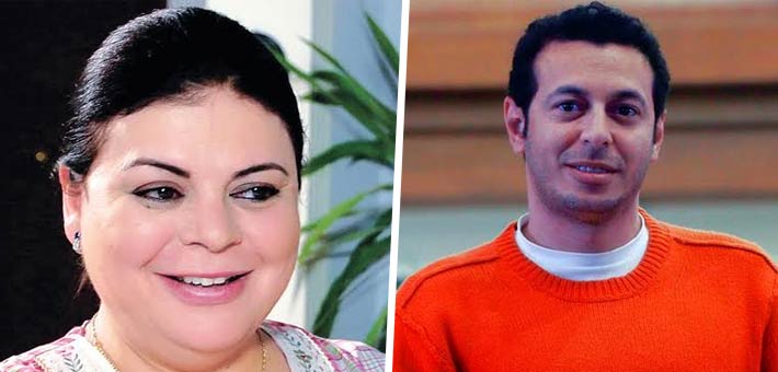 مصطفى شعبان وماجدة زكي