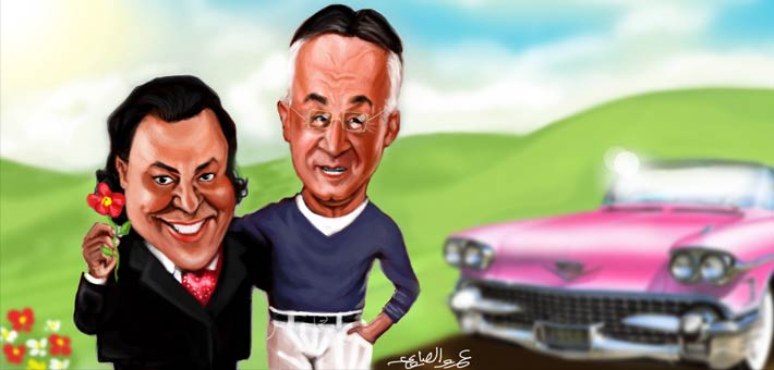 عزت أبو عوف وحسين الإمام l ريشة: عمرو الصاوي