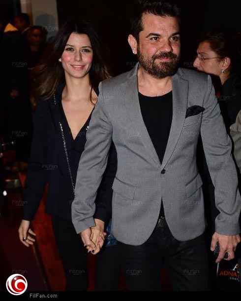 بيرين سات برفقة خطيبها خطيبها المغنى التركى كينان دوغلوا