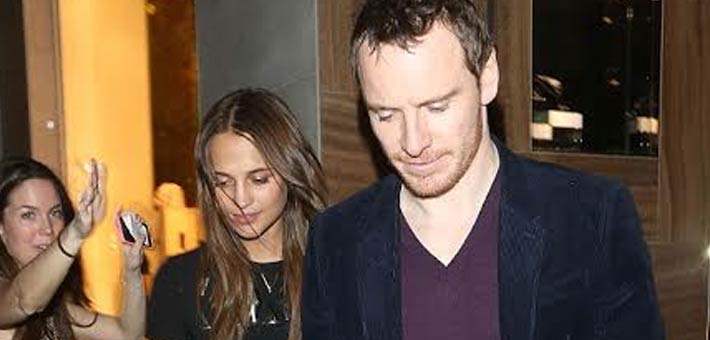 مايكل فاسبندر وأليشيا فيكاندر