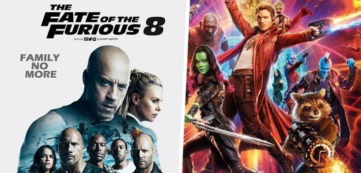 فيلما  Guardians of the Galaxy Vol. 2 وFast8