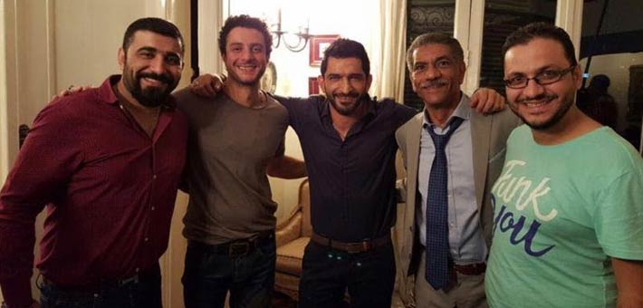 عمرو واكد وأحمد الفيشاوي من كواليس&quot;القرد بيتكلم&quot;