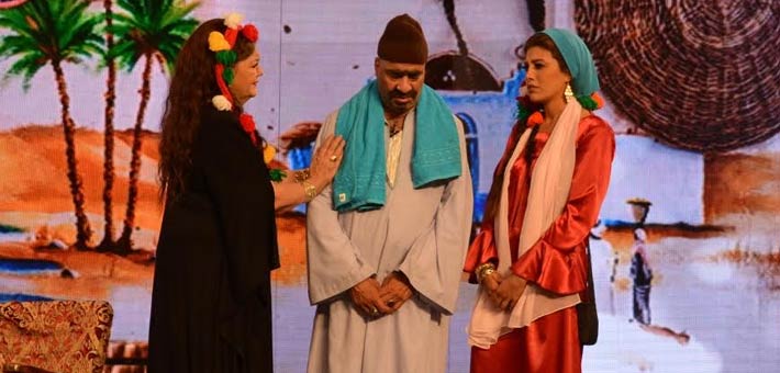 ريهام حجاج ومحمد سعد وميمي جمال في &quot;وش السعد&quot;